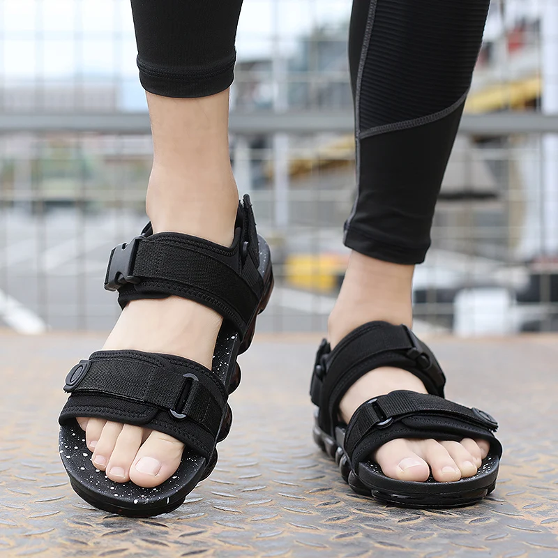 Мужская Летняя Повседневная обувь для отдыха легкие открытые сандалии бега с