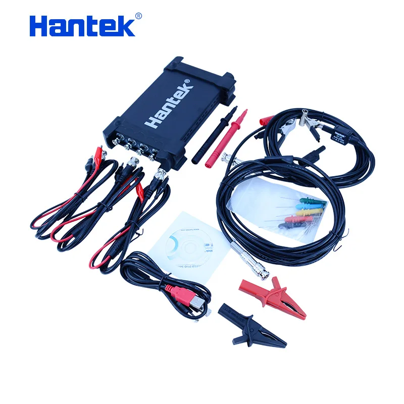 Цифровой осциллограф Hantek комплект 6254BE 4CH 250 МГц полоса пропускания автомобильные