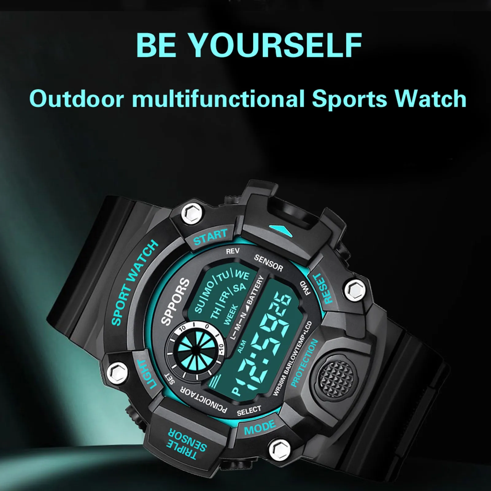 

Watch Men Digital Watch Time Hours Sport Brand Military Minimalist Multifunction Outdoor Watch Men Fashion Outdoor Sport Watch