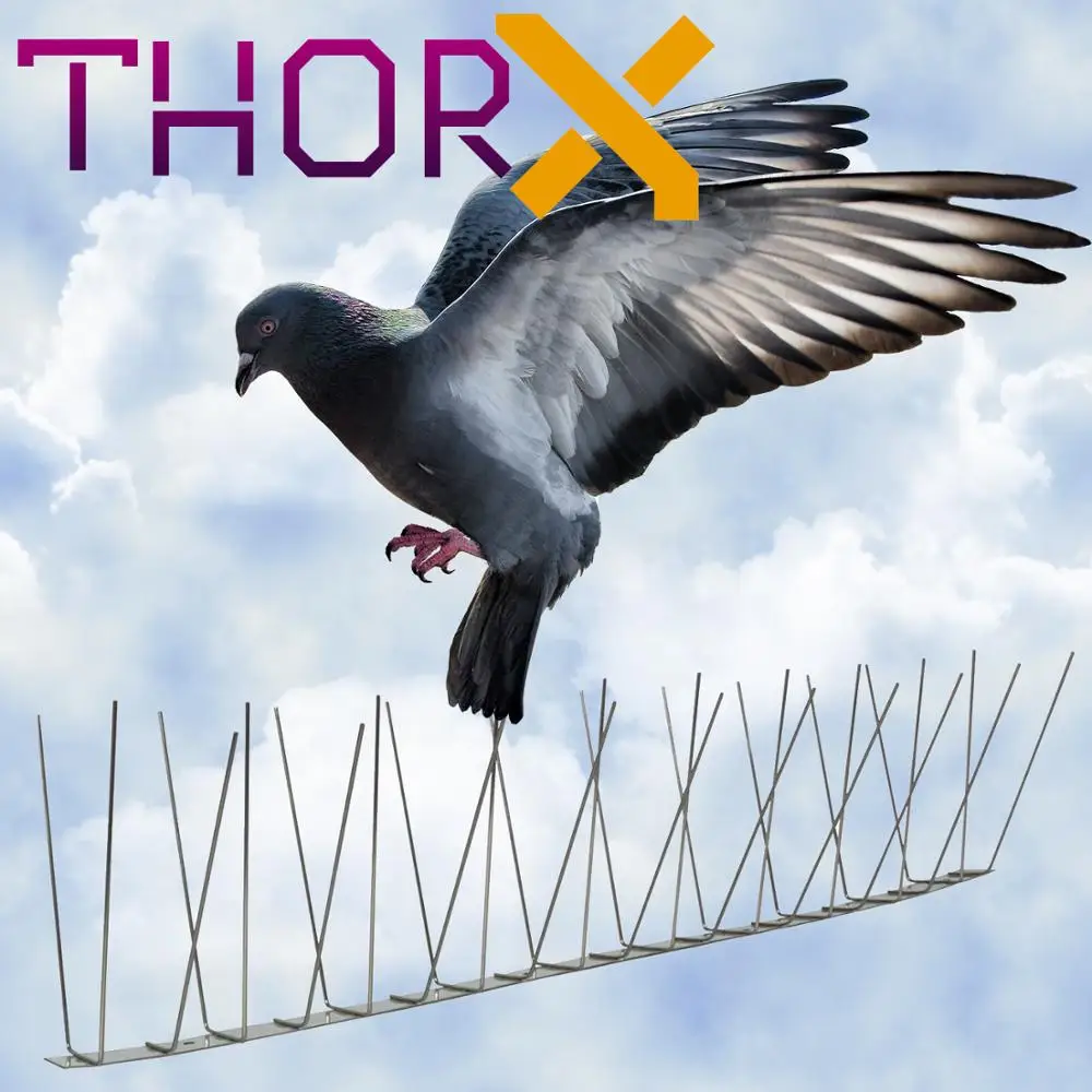 WL 03 TH 3 ряда шипы для отпугивания голубей на основе нержавеющей стали высокого