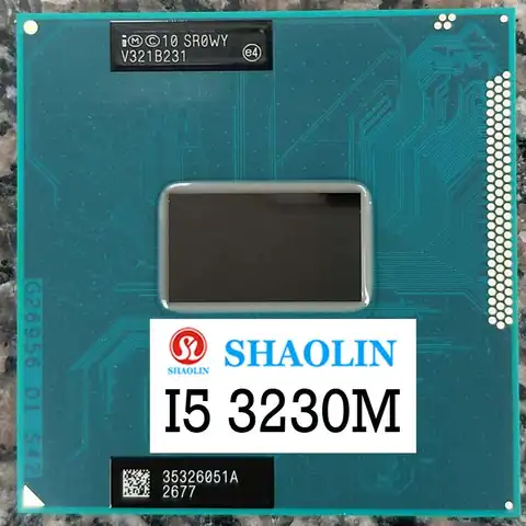 I5-3230M i5 3230M SR0WY 2,6 ГГц двухъядерный четырехпоточный ЦПУ процессор 3M 35 Вт Разъем G2 / rPGA988B