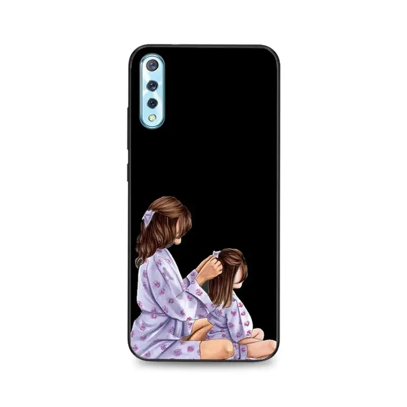 

Babaite Baby Mom Girl Super Mom Dad Soft Phone Case Capa For Vivo V17 Neo Y91C Y11 Y19 Y17 Y15 U1 U3 V11i IQOO V11 V15 Pro V17