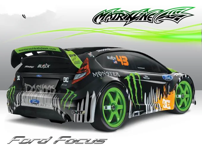 1 комплект FOCUS ST WRC PC drift RC Корпус Корпуса 190 мм ширина Прозрачная Чистая не