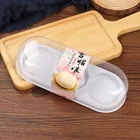 Прямоугольные пластиковые прозрачные коробки для торта с Луной, десертные макароны, коробки для кондитерских изделий, упаковочные коробки для яичных желтков