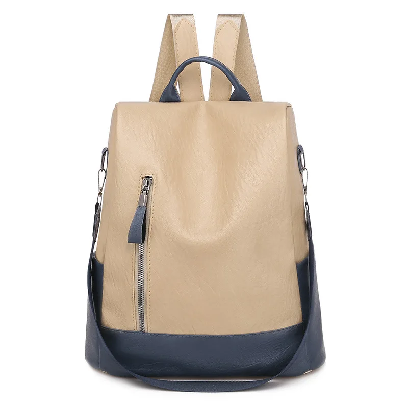 

2021 New Designed PU Leather Backpacks For Women Anti Theft Bags For Women Luxury Female Girls School Travel Bagpack Bags