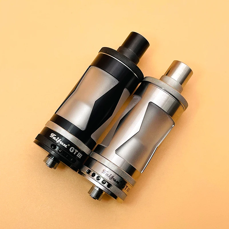 

DSXvape Taifun GTIII RTA taifun gt3 mini rta atomizer 316ss 23mm 2.5ml/5ml top fill Rebuildable E-Cigarette Tank Vape Vaporizer