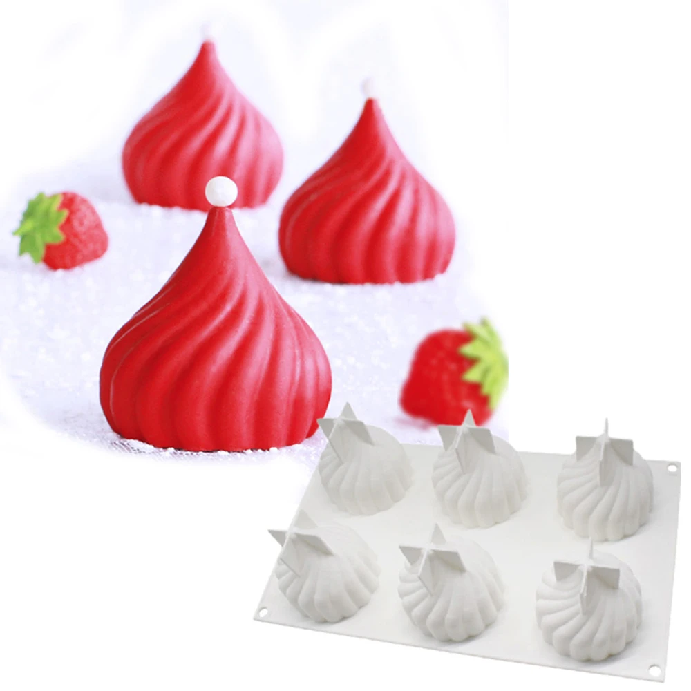 

Силиконовая 3D форма с 15/6 отверстиями, профессиональная фотоформа для Kicthen Mousse, инструменты для украшения