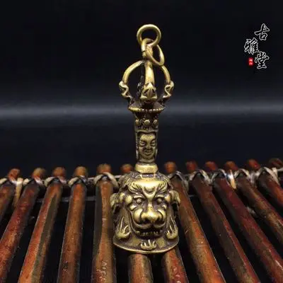 

Изысканный античный Амулет из чистой меди, украшение колокольчика