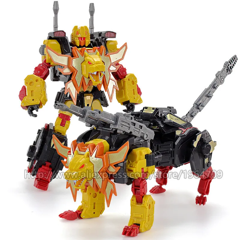 JINBAO 6 в 1 Опустошитель Predaking Трансформационные игрушки мальчик оверсайз 50 см робот автомобиль ко G1 модель аниме фигурка подарок игрушка для малыша