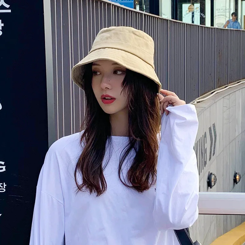 Шляпа-ведро унисекс для мужчин и женщин летняя Складная Панама уличная