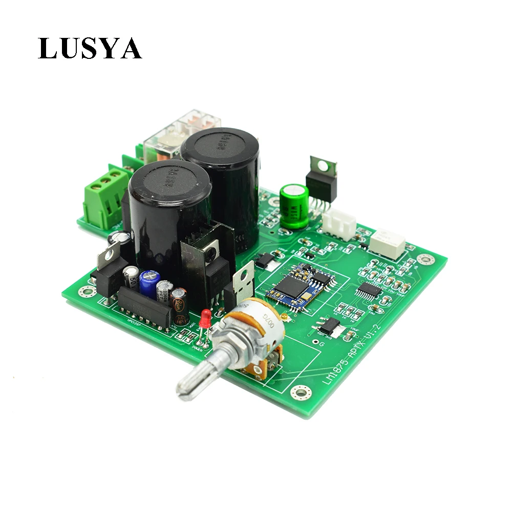 

Lusya QCC3008 Bluetooth 5.0 LM1875 Digital Power Amplifier Board 30W*2 Stereo Audio Amplifier PCM5102A DAC APTX AC22V T0150