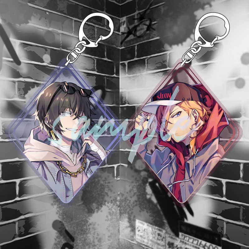 Аниме Bungou бродячие собаки Осаму дадзай накахара чууя акриловая подвеска брелок