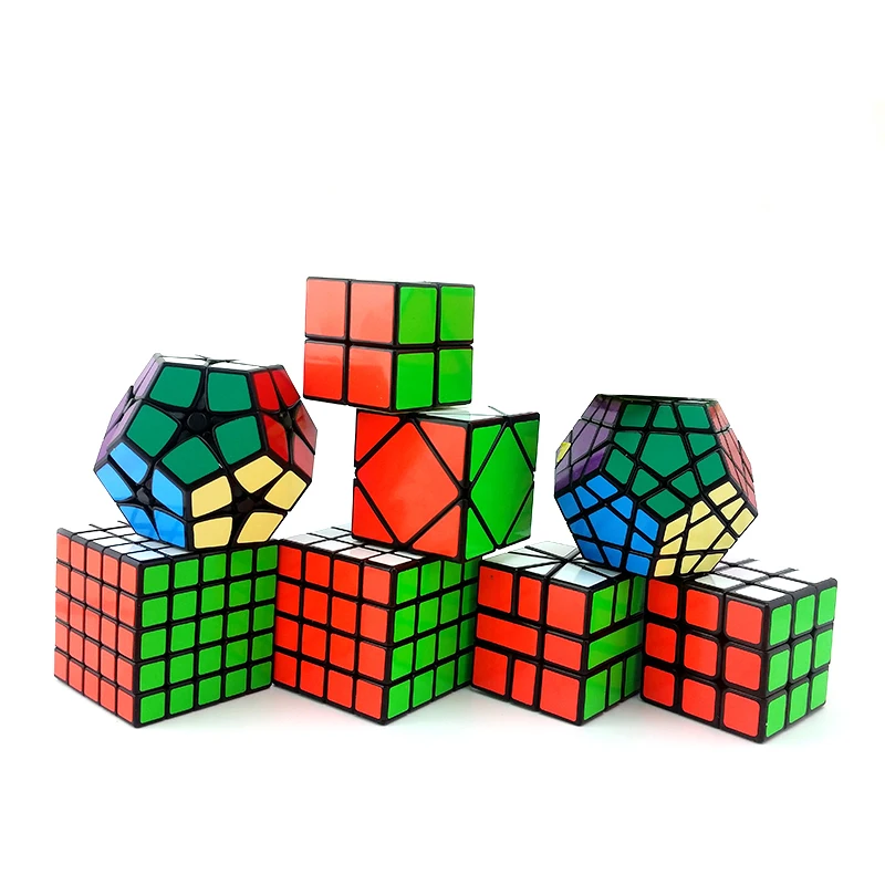 Черная наклейка Профессиональный скоростной волшебный куб головоломка твист