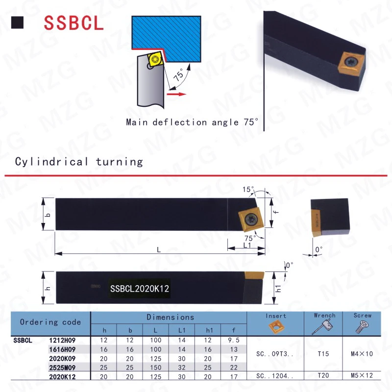 MOSASK SSBCL резак SSBCL1212H09 адаптер Расточная штанга индексируемая карбидная вставка