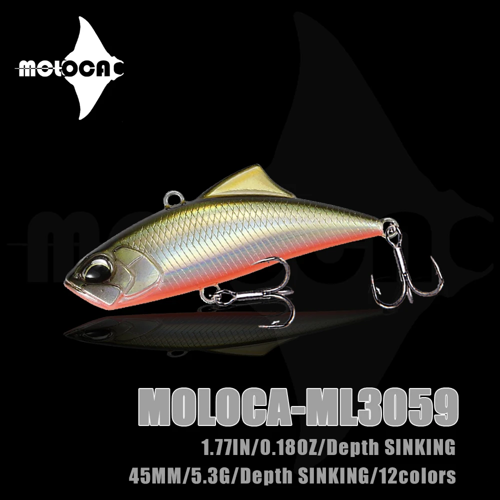 

Vibration Fishing Lure Weights 5.3g 45mm Sinking Accesorios De Pesca Wobblers Leurre Brochet Fish Angeln Isca Artificial Tackle