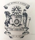 Футболка EQUINOX Aleister Crowley Thelema Magick, хлопковая Повседневная мужская футболка, женские футболки, топы