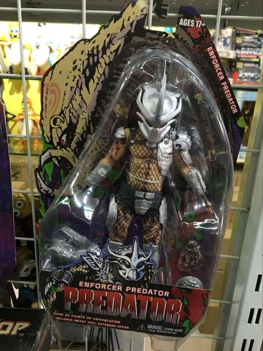 Хищники от компании NECA серии 12 Enforcer The Ultimate Alien Hunter ПВХ фигурка Коллекция Модель игрушки " 18 см KT3635