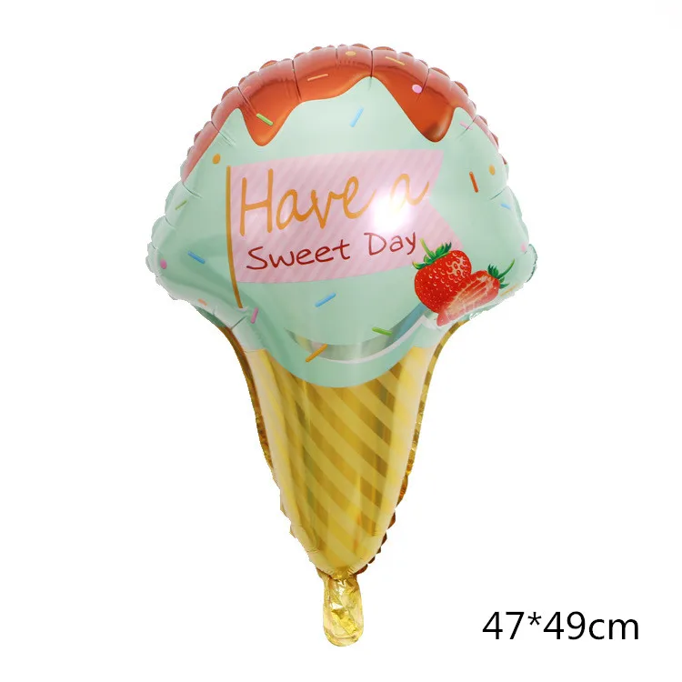 Воздушные шары из фольги в виде клубники для летней вечеринки свадьбы дня