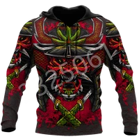 tessffel japan samurai tattoo 3d printed new mens sweatshirt harajuku zipper hoodie casual unisex jacket pullover style 5