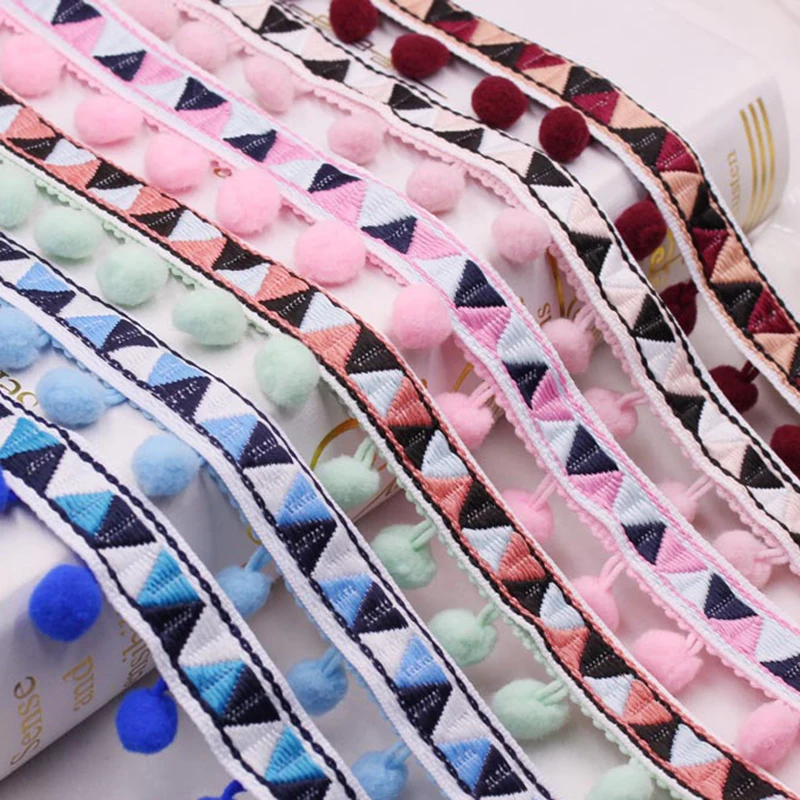 Кружевная лента аксессуары для шитья помпоны с кисточками отделка бахрома