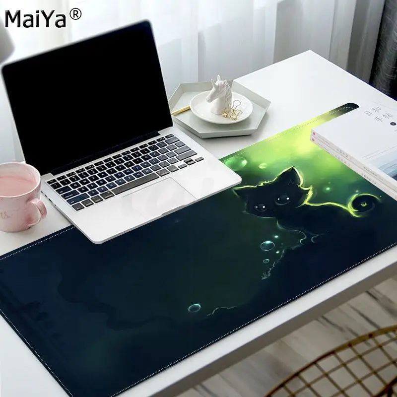 

Animal Cat Cute Unique Desktop Pad Game Mousepad Size for CSGO Game Player Desktop PC Computer Laptop