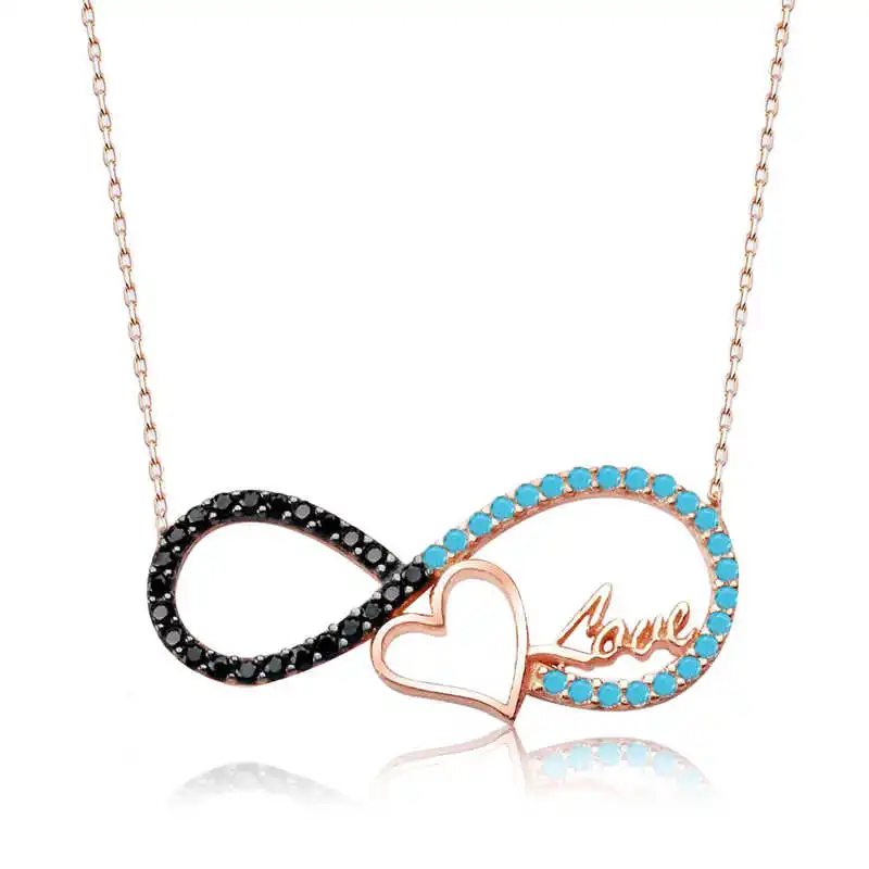 

Silverlina Sterling Silver Heart Infinity Ladies Necklace