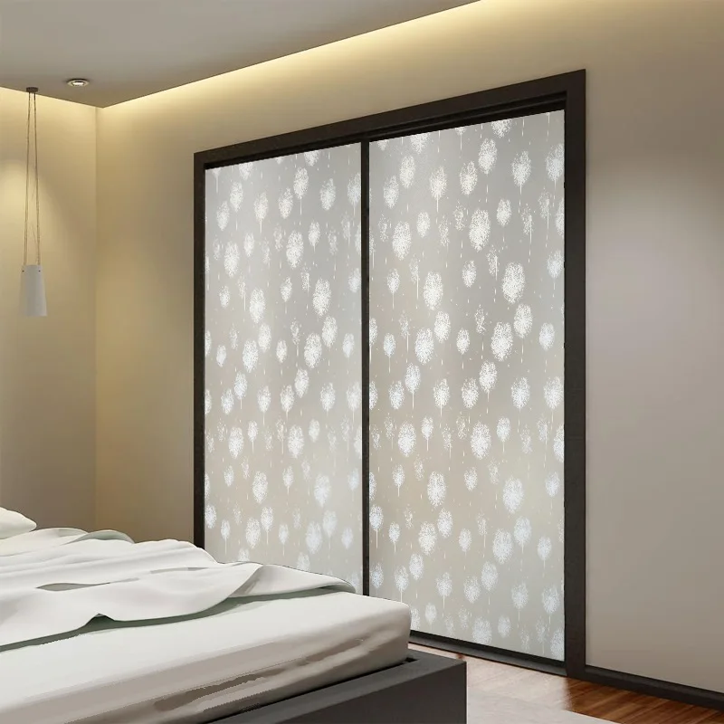 Самоклеящаяся оконная фольга ПЭТ приклеенная Одуванчик защита