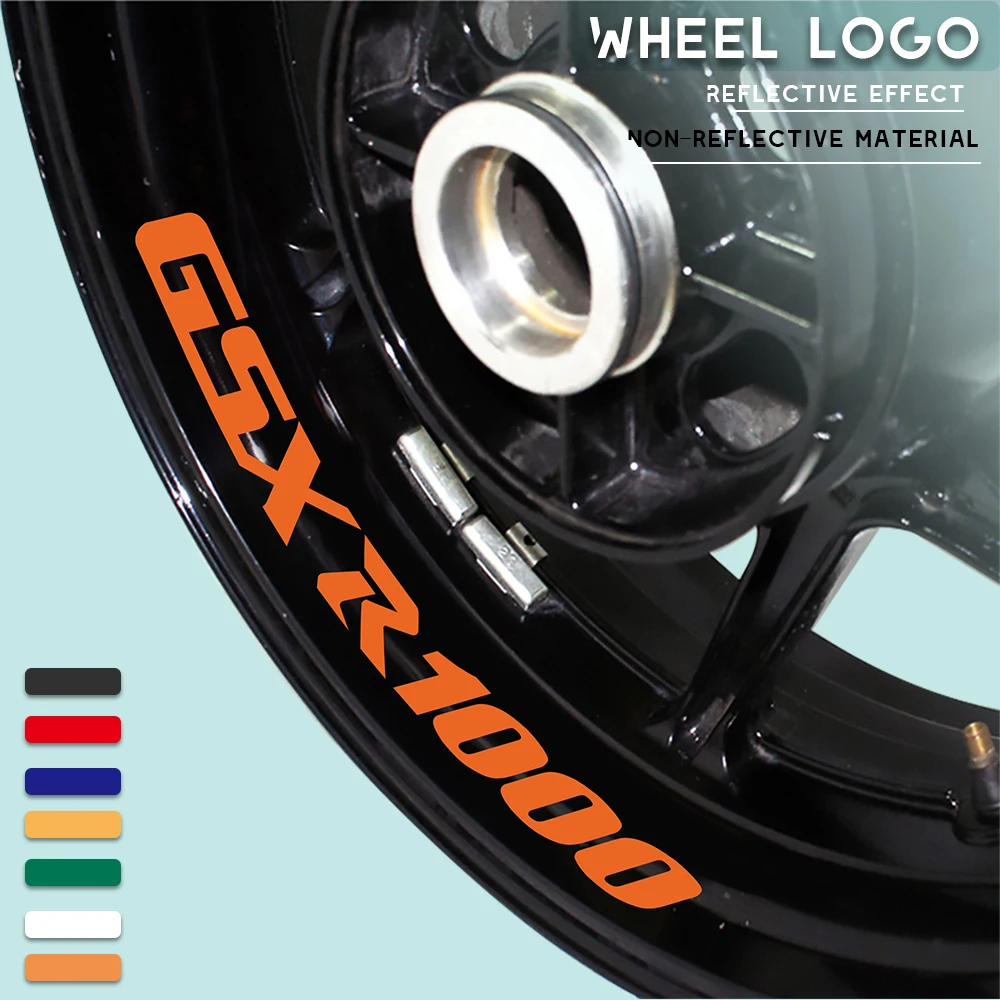 Наклейка с логотипом мотоциклетного колеса светоотражающие Аксессуары для