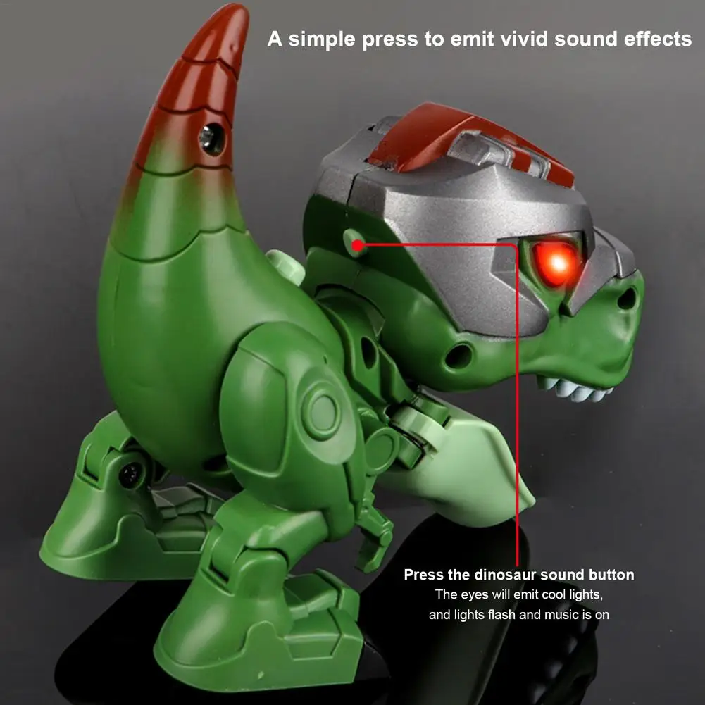 

Deformable Dinosaur Toy Giftable T-Rex Dino Toys Children Educational Building Block Movable Joint Robot Transformation Dinosaur