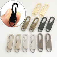2pcs fashion metal zipper repair kits zippers universal zippers puller for zipper slider diy sewing tools instant repair zip