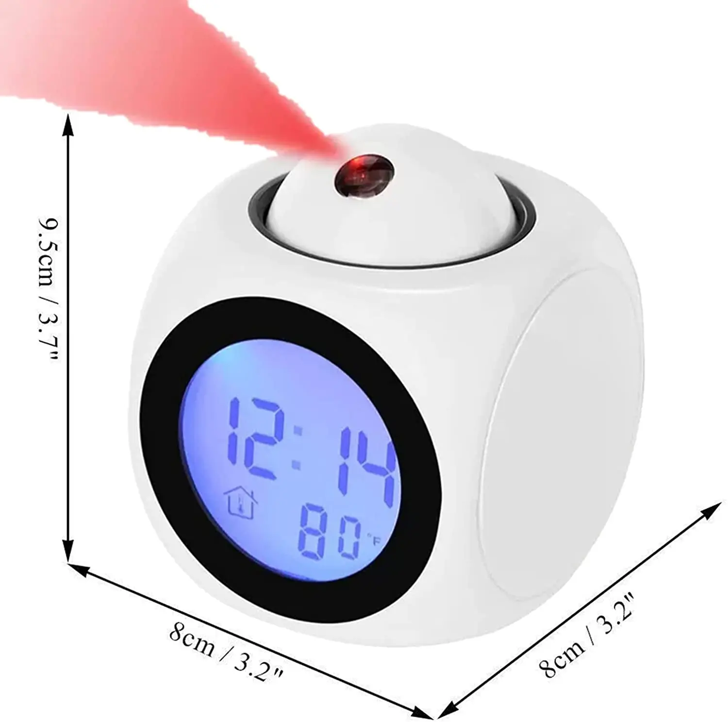 Портативный маленький Многофункциональный голосовой светодиодный дисплей