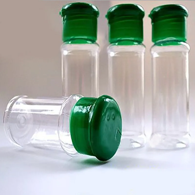 1 шт. Пластик соль перец масло с уксусом бутылочкой для шейкер Jar прозрачная