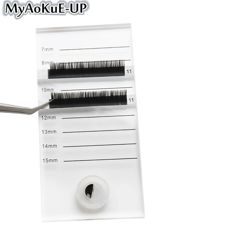 New Acrylic 2 in 1 Eyelashes Stand Blossom cup Pad Glue Pallet Lashes Holder with Tick Mark Extension Essential Tools | Красота и