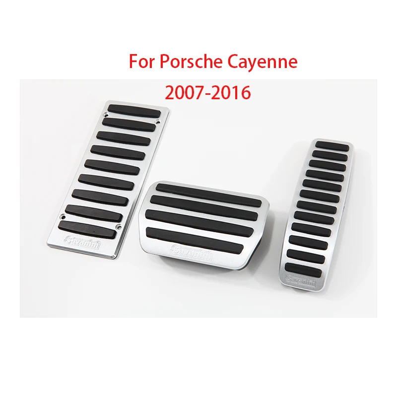 

For Porsche Cayenne 2007-16 Pedal Cover Fuel Gas Brake Foot Rest Housing No Drilling Car-styling