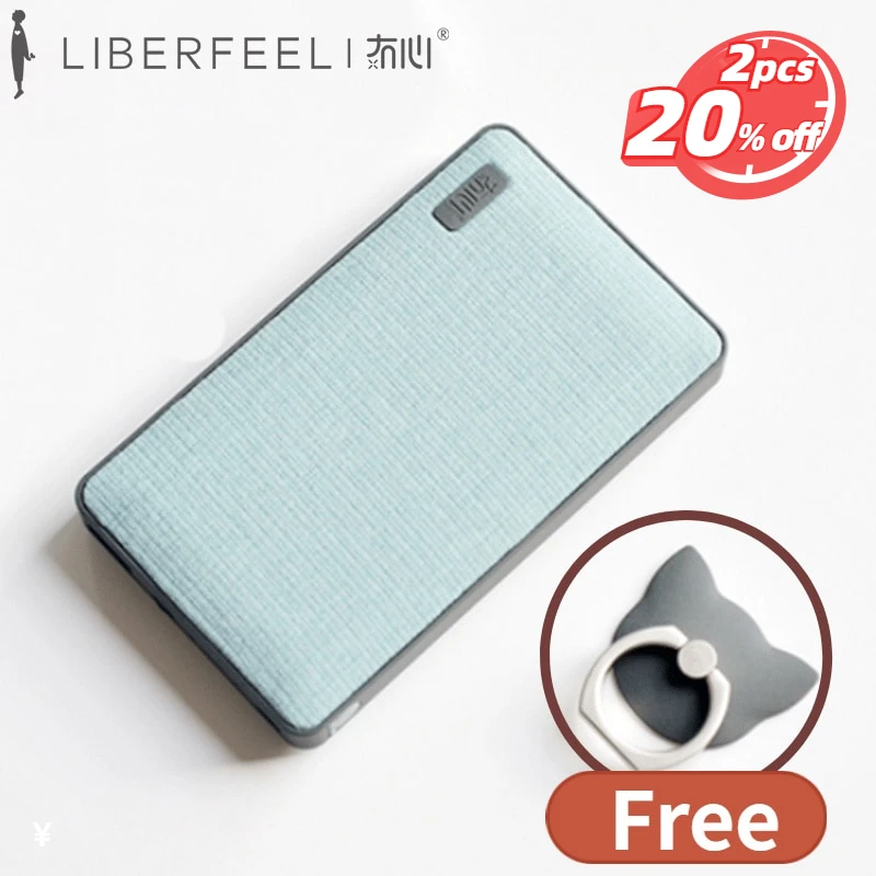 

Оригинальный внешний аккумулятор Liberfeel Maoxin, 10000 мАч, с фонариком, тканевым дизайнерским литературным кольцом-держателем, внешним аккумулято...