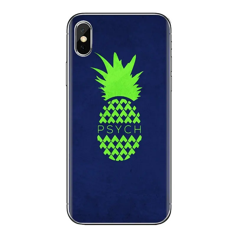 Psych Tv ананас логотип шаблон Силиконовый чехол для Xiao mi 6 A1 Max x 2 5X 6X красный Note 5 5A 4X 4A