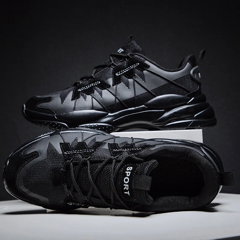 

High quality men's sports casual shoes breathable light running shoes outdoor travel shoes chaussure homme Jogging sneakers