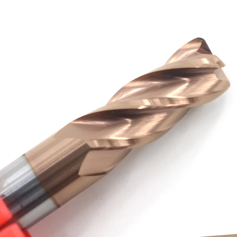 Концевая фреза HRC55 твердосплавная из вольфрамового сплава с 4 канавками для