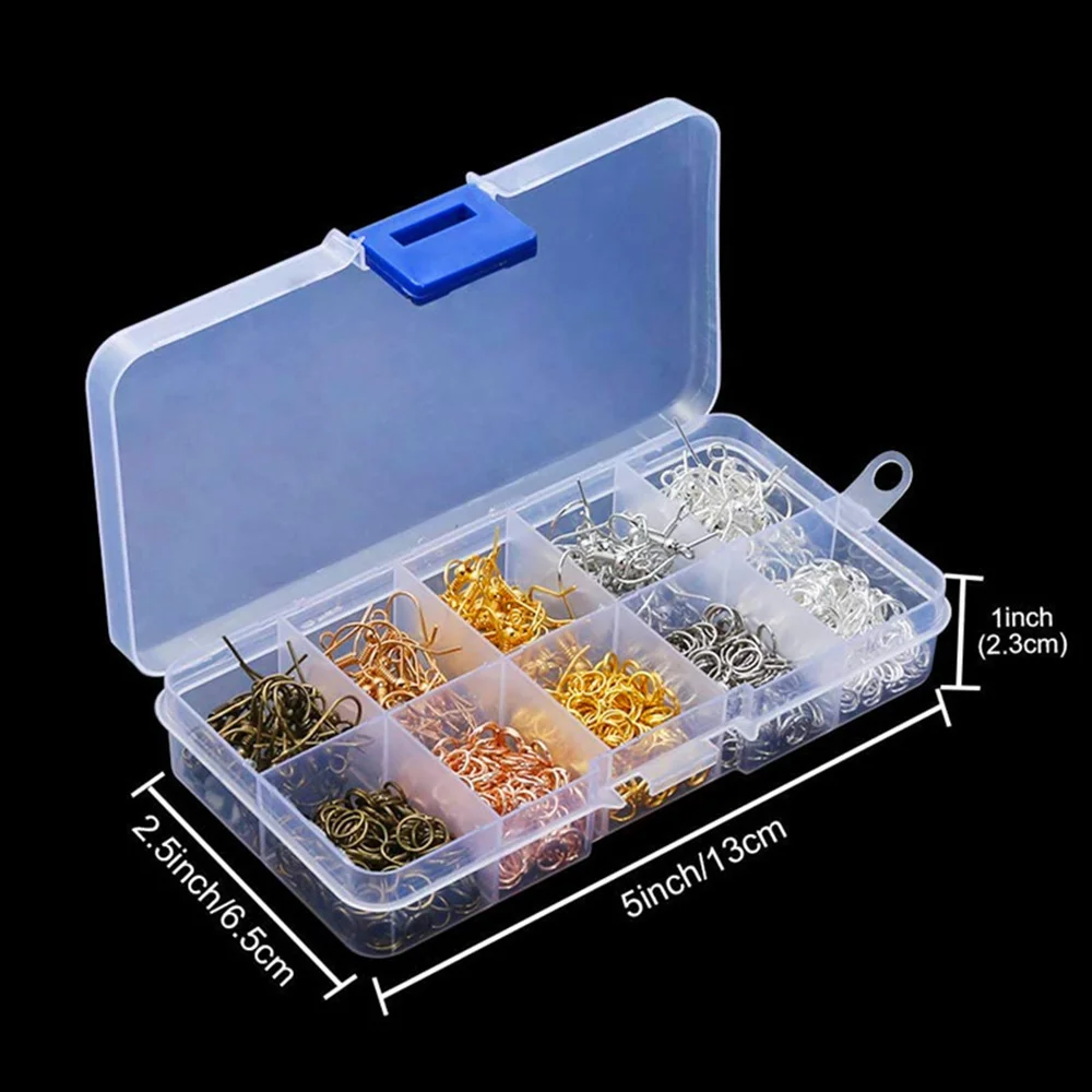 

Alloy Accessories Jewelry Findings Set Jewelry Making Tools Copper Wire OpenJump Rings Earring Hook Jewelry Making Supplies Kit