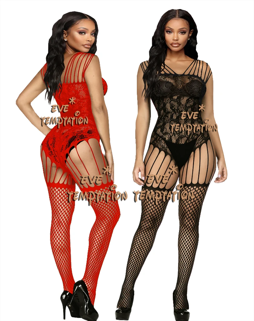 Сексуальная одежда для сна нижнее белье Babydoll комплект нижнего белья в сеточку