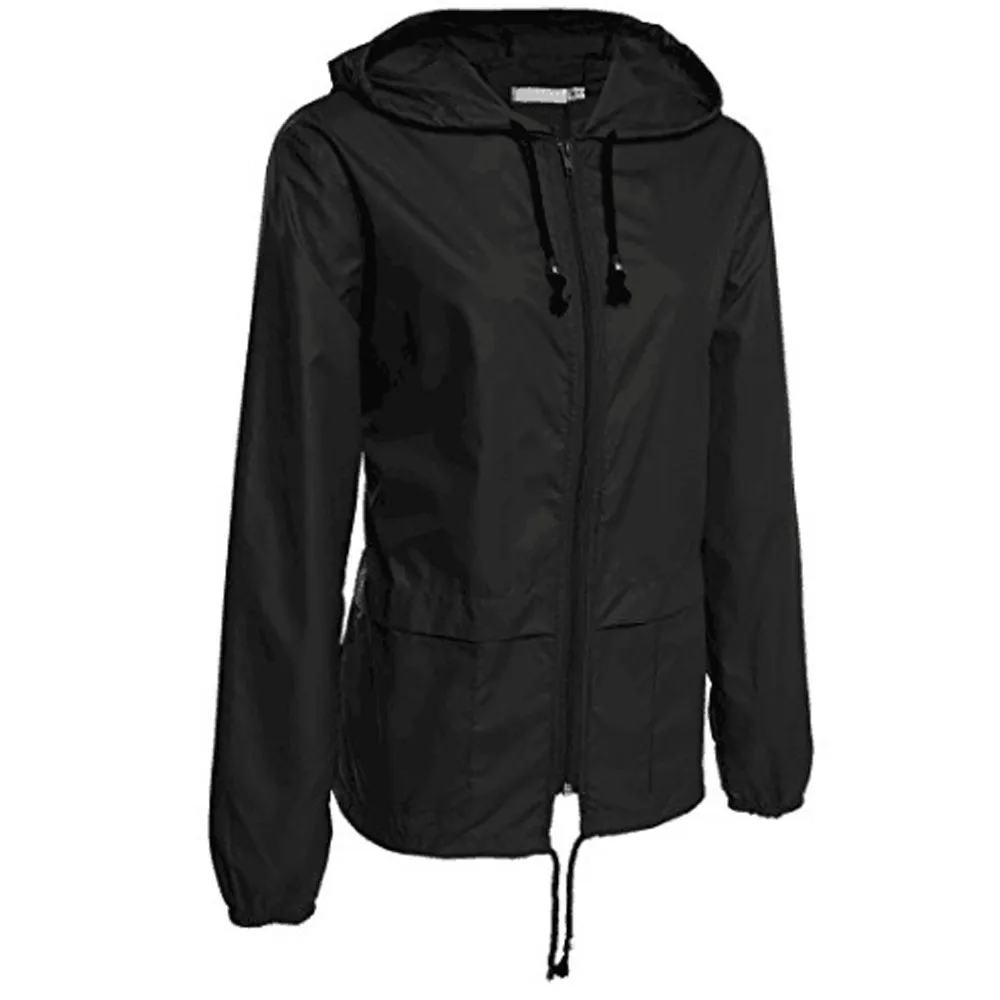 Женский Стильный однотонный желтый дождевик-пончо водонепроницаемый дождевик с