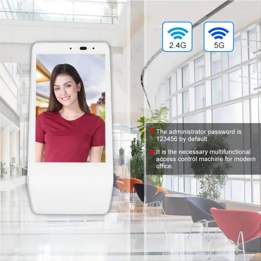 1080P Интеллектуальное распознавание лица WIFI 5G контроллер доступа к сети система