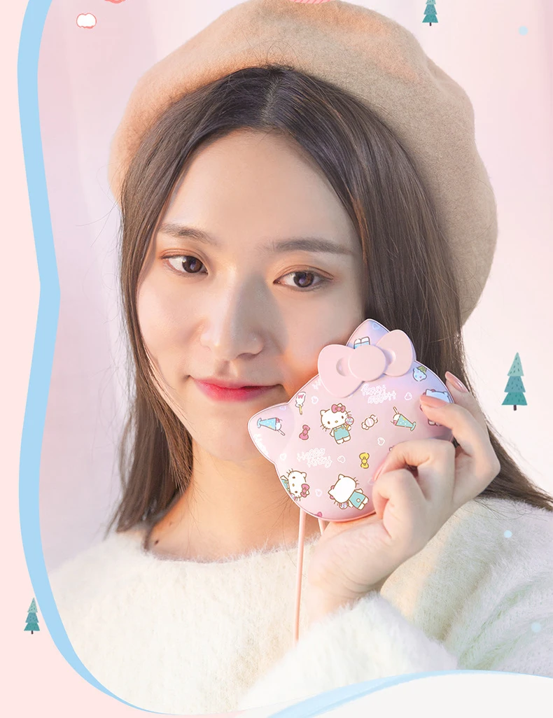

Hello Kitty Mobile Power Bank Hand Warmer Power Bank Dual-use Portable Mini Personalized Mobile Power Bank 10000mAh