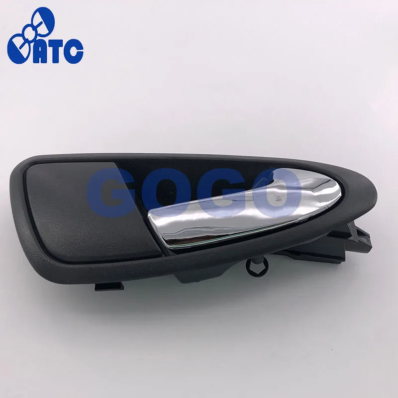 Внутренняя хромированная дверная ручка для Seat IBIZA IV 2009-2012 OEM 6J1837113A левая 6J1837114A