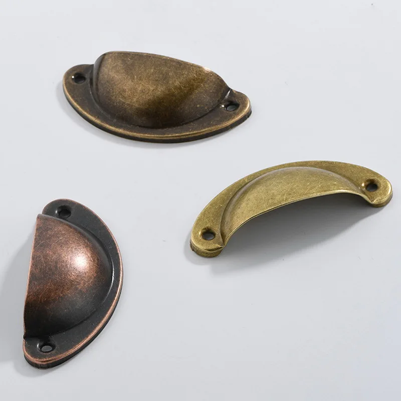 6/12 шт чашки в виде раковины ручка ящика ручной подстаканник мусорный бак