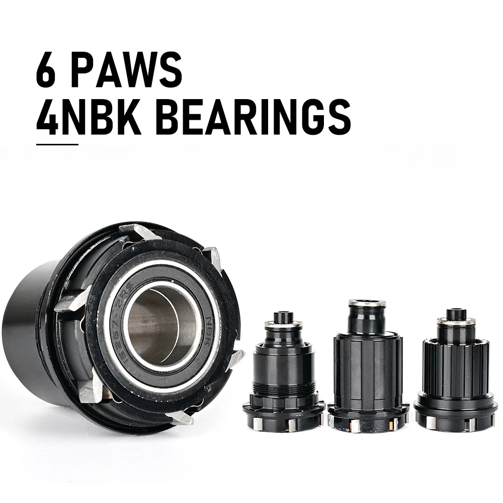 Koozer XM490 MTB Hubs 4 Bearing Mountain Bike Hub Front Rear QR or Thru 28/32/36 Holes Disc Brake Bicycle Hub 8 9 10 11 12 Speed