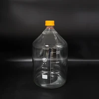 reagent bottlewith yellow screw coverborosilicate glass 3 3capacity 7500mlgraduation sample vials plastic lid