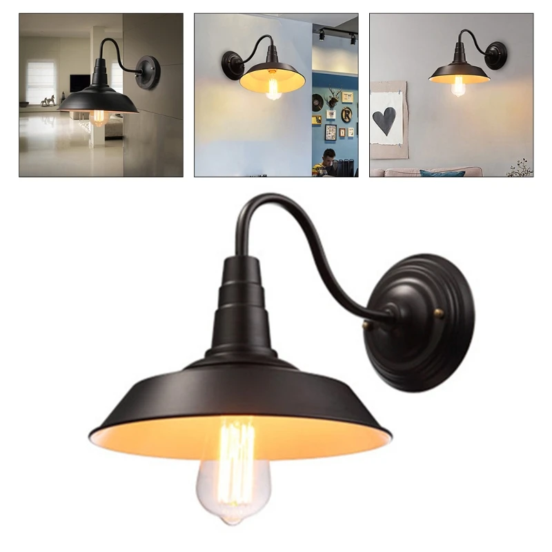 

Retro Industrial Wall Mount Lamp Outdoor Barn Garage Vintage Fixture Night Light Multipurpose Wall Sconce Creative Lighting