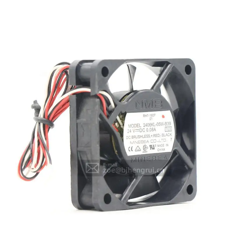 Новый оригинальный NMB 2406KL-05W-B39 24 В 0.08A 6 см инверторный охлаждающий вентилятор |