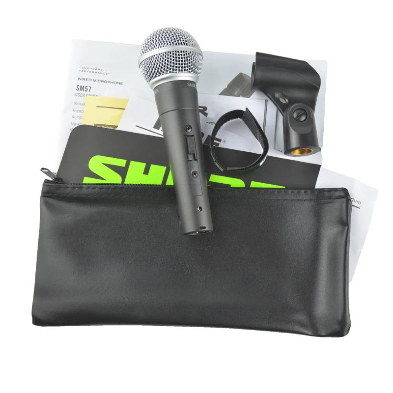 Проводной микрофон SHURE SM58 профессиональный динамический кардиоидный для караоке